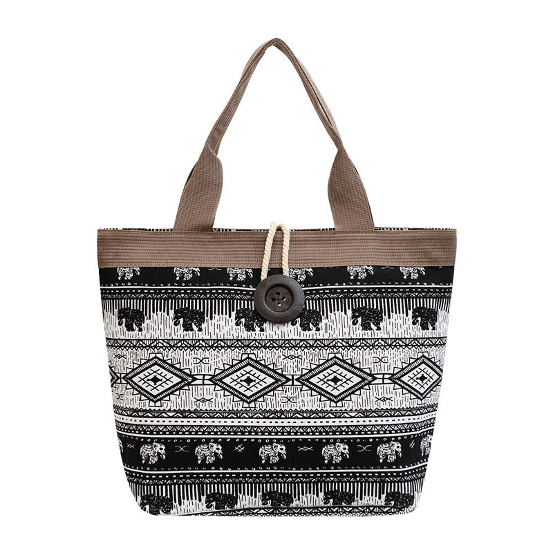 Wholesale Ethnic Printing Tote Bag Canvas Bag
